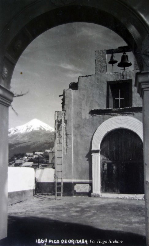 El Pico de Orizaba Por el fotografo Hugo Brehme.