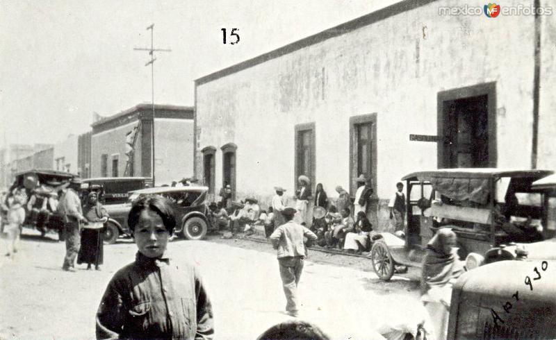 Calle Benito Juarez Garcia fotografia de los años 1920´s