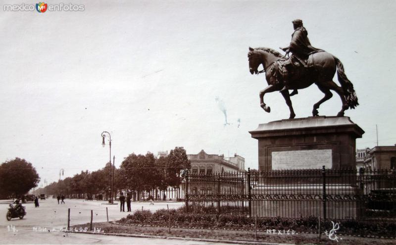 Monumento a Carlos IV ( Fechada el 20 de Agosto de 1921 ) .