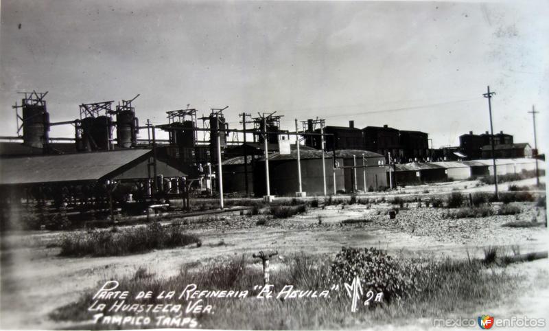 Parte de laRefineria el Aguila La Huasteca Ver ( Fechada el 14 de Enero de 1936 ).