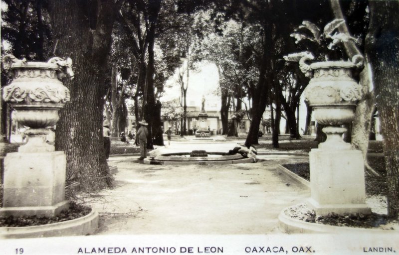 La Alameda Antonio de leon ( Fechada 30 de Marzo de 1934 ).