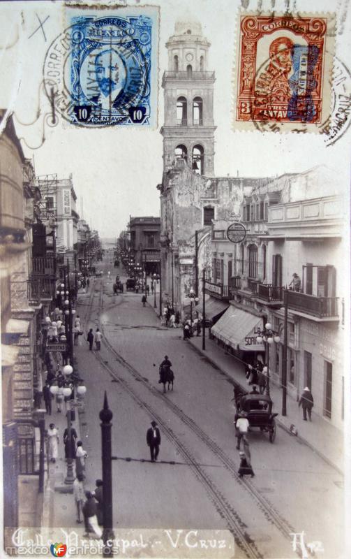 Calle principal ( Fechada el 28 de Mayo de 1917 ).