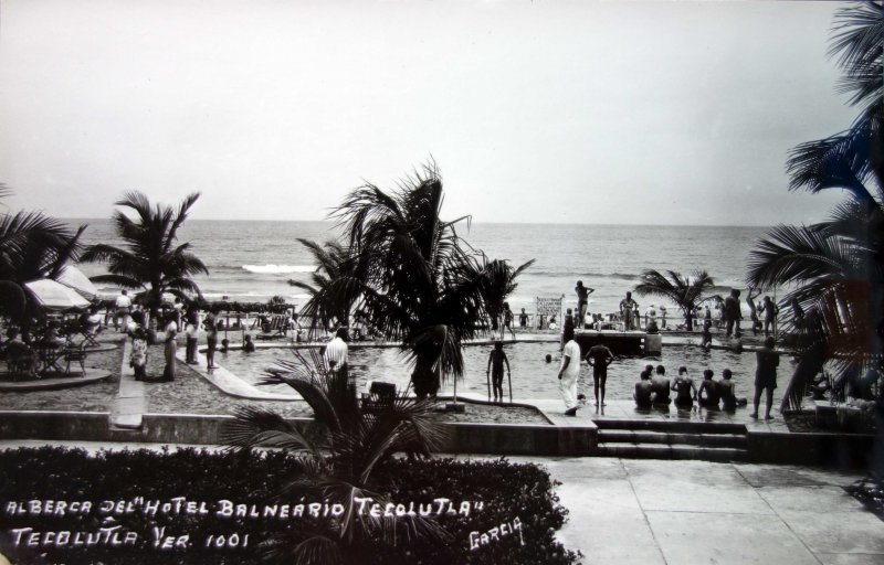 Alberca de el Hotel balneario.