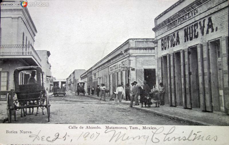 Calle de Abasolo ( Fechada el 25 de Diciembre de 1907 ).