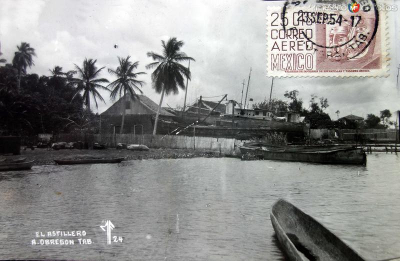 El Astillero ( Fechada el 25 de Septiembre de 1954 ).