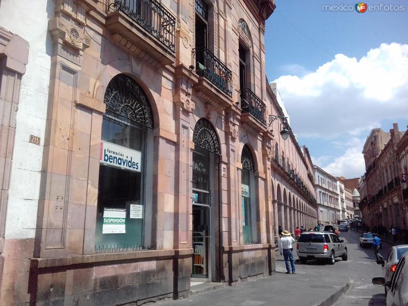 Avenida Hidalgo, ciudad de Zacatecas. Abril/2017