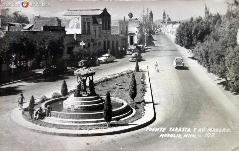 Fuente Tarasca y Ave Madero .