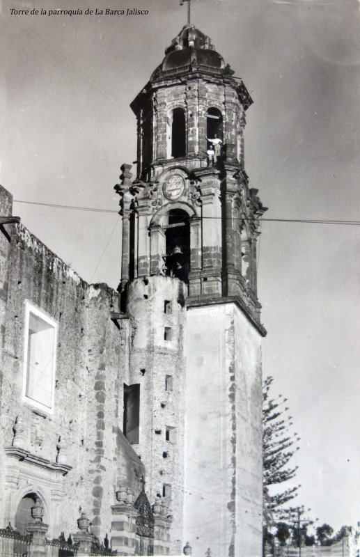Torre de la parroquia de La Barca Jalisco.