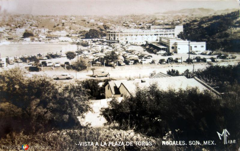 Vista de la plaza de toros.