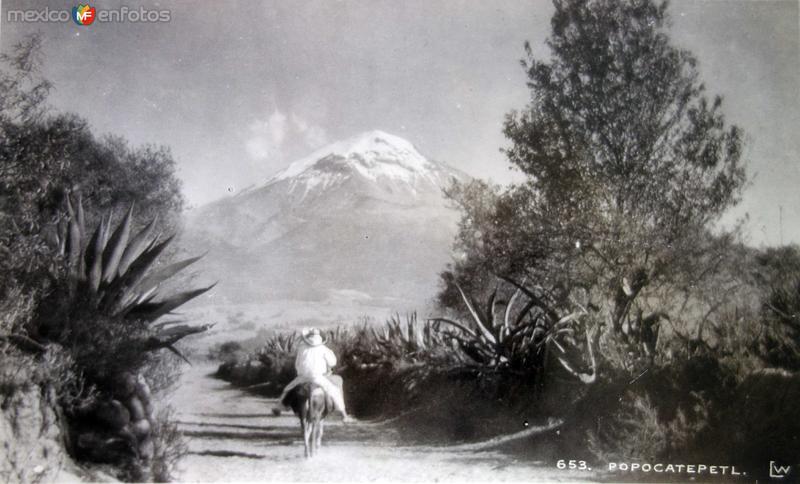 Volcan Popocatepetl .