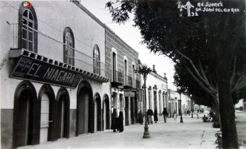 Avenida Juarez.