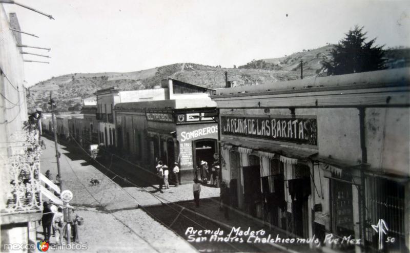 Avenida Madero.