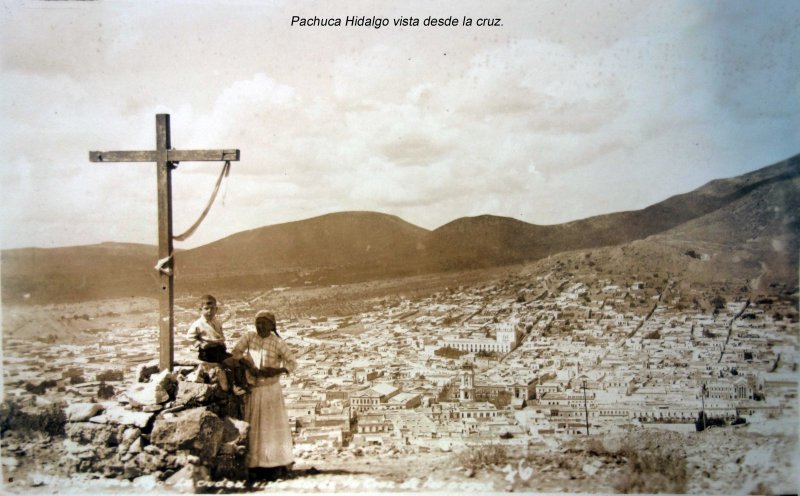 Pachuca Hidalgo vista desde la cruz.