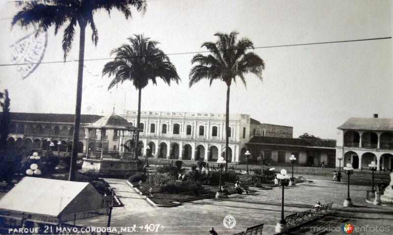 Parque 21 de Mayo ( Circulada el 29 de Noviembre de 1929 ).