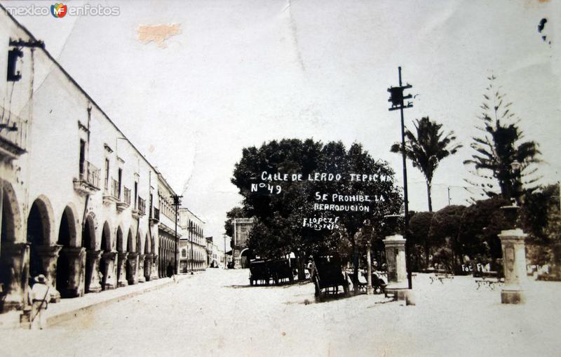 Calle de Lerdo.