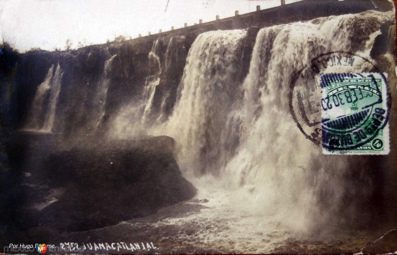 El Salto Por el fotografo Hugo Brehme ( Circulada en Febrero de 1930 ).