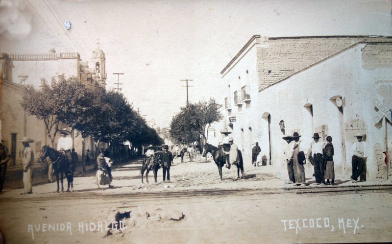 Avenida Hidalgo.