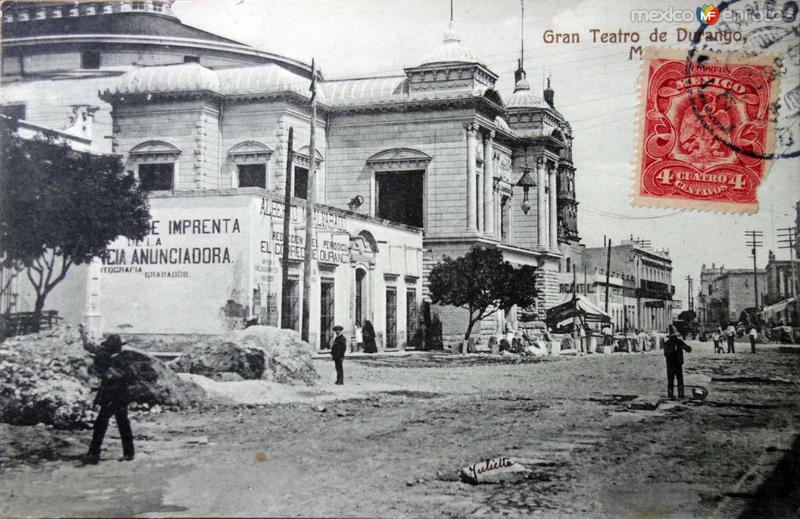 Gran teatro ( Circulada el 23 de Diciembre de 1909 ).