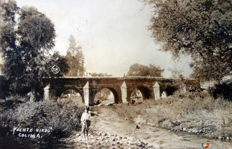 Puente viejo ( Circulada el 6 de Junio de 1923 ).