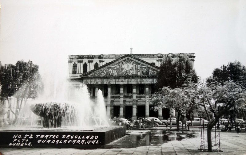 Antiguo teatro Degollado.