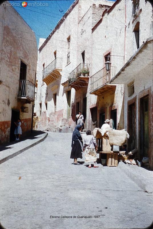 Escena Callejera de Guanajuato (c. 1953).