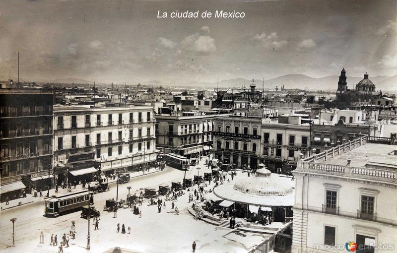 Panorama de La ciudad de Mexico.