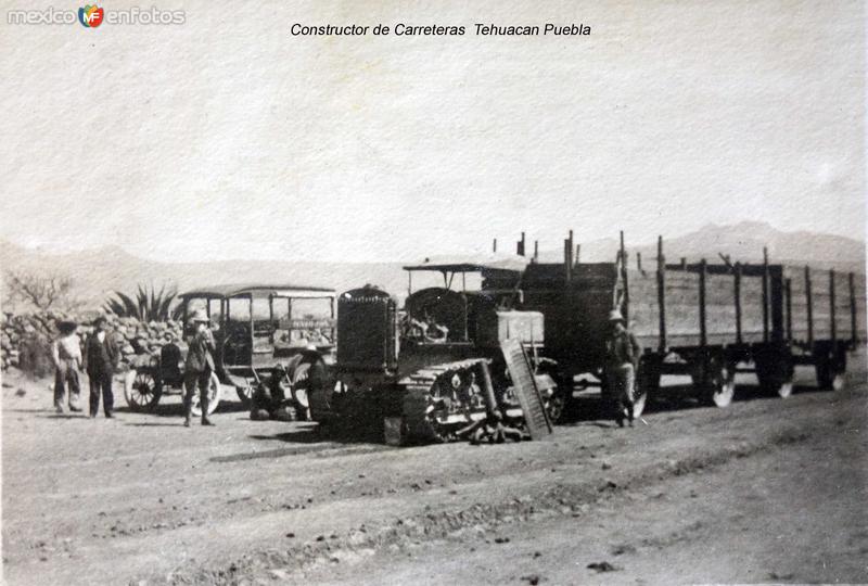 Tipos mexicanos Constructor de Carreteras Tehuacan Puebla.