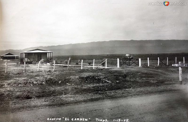 Rancho el Carmen Fechada el 19 de Enero de 1948