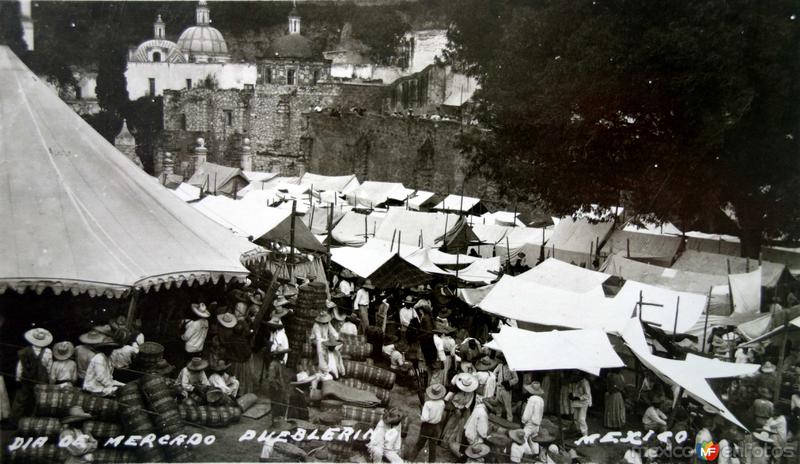 Mercado pueblerino.