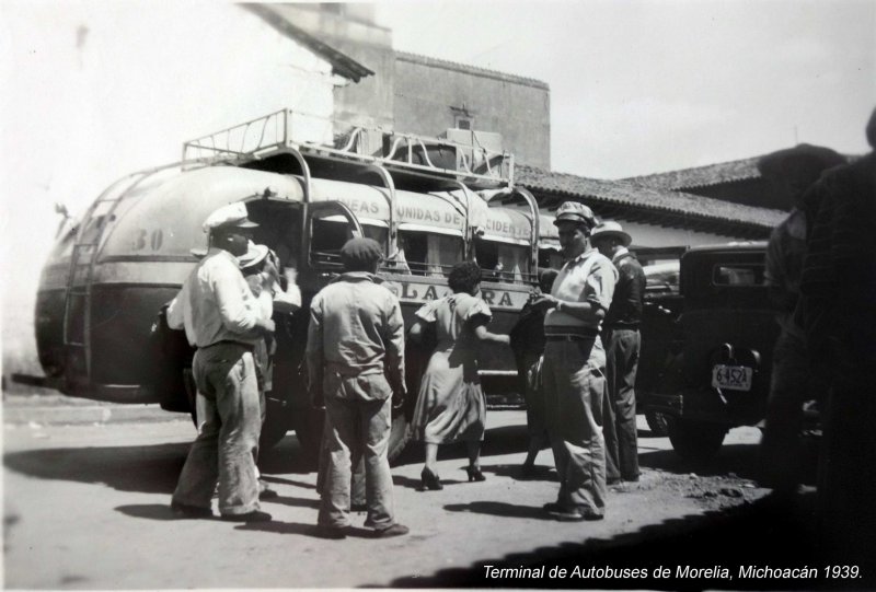 Terminal de Autobuses de Morelia, Michoacán 1939.