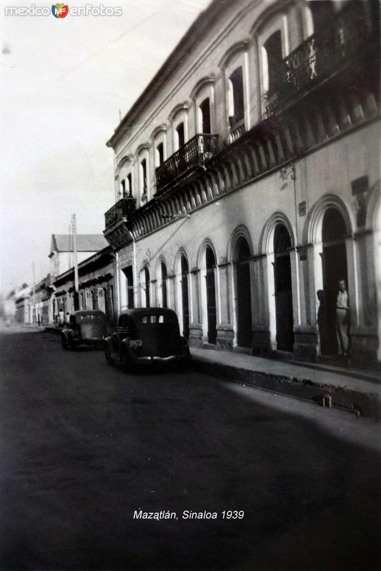 Escena Callejera de Mazatlán, Sinaloa 1939