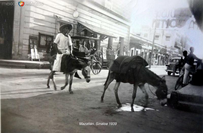 Escena Callejera de Mazatlán, Sinaloa 1939