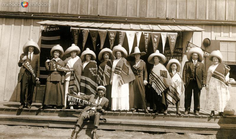 Turistas en Tijuana, de White Star Tours (Agosto 1915)