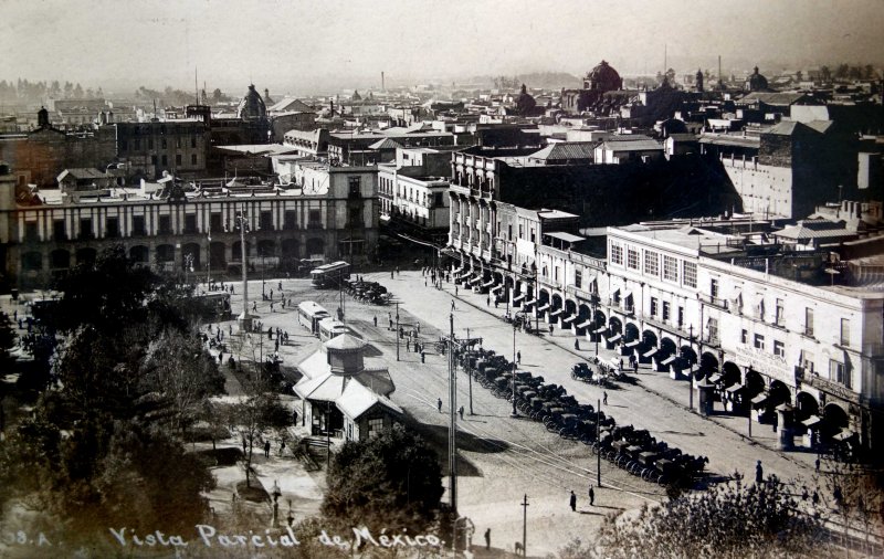 Vista parcial fechada en 1916.