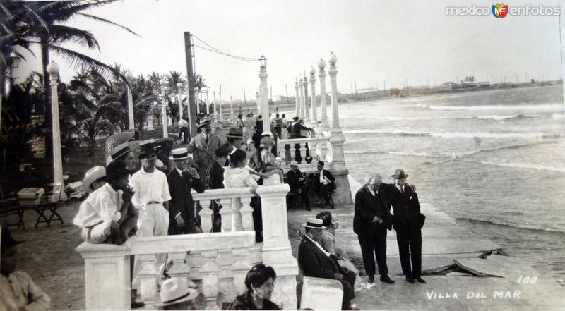 Villa del mar ( Circulada el 5 de Agosto de 1932 )..