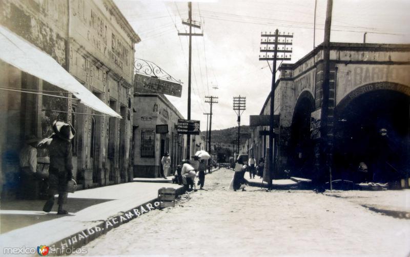 Avenida Hidalgo ( Circulada el 26 de Julo de 1926 ).