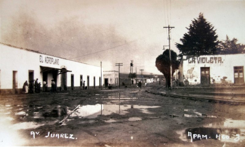 Avenida Juarez.