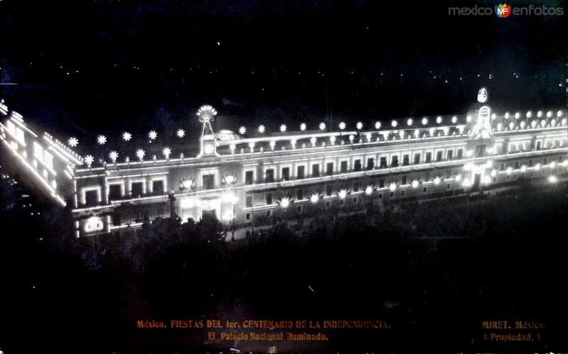 Fiestas del primer Centenario de la Independencia 15 de Septiembre de 1910