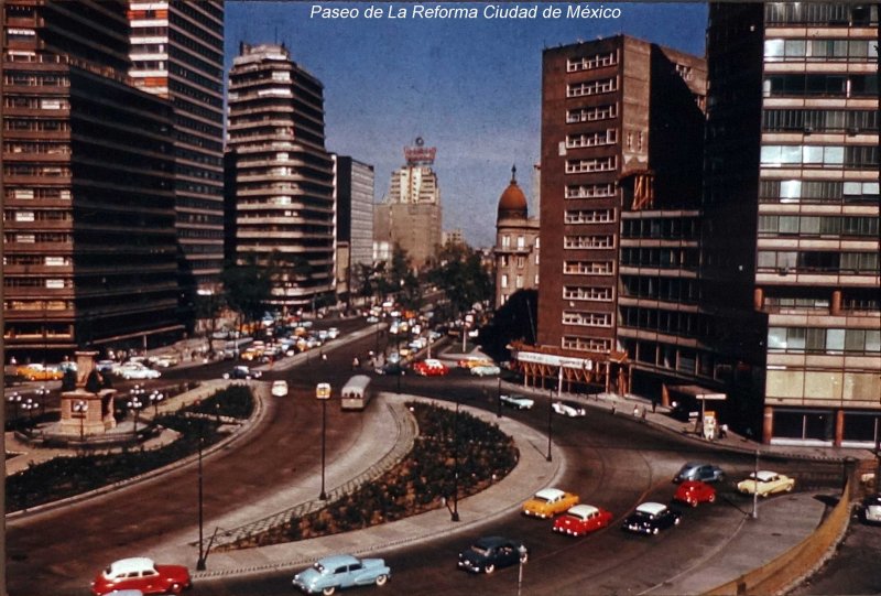 Paseo de La Reforma Ciudad de México 1972