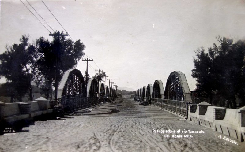 Puente sobre el Rio Tamazula.