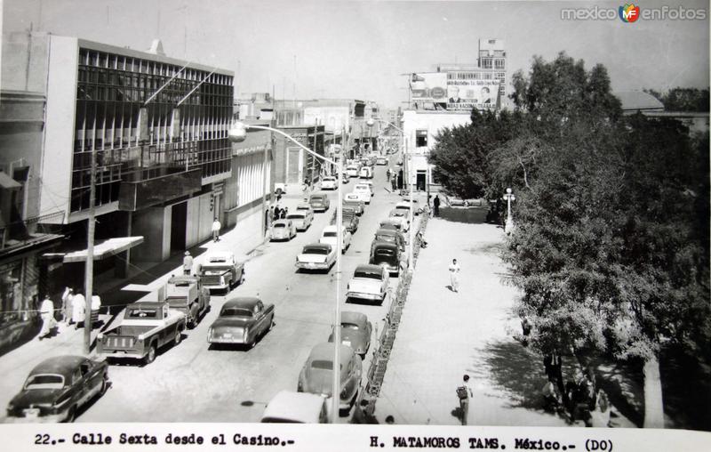 Calle sexta desde el casino.