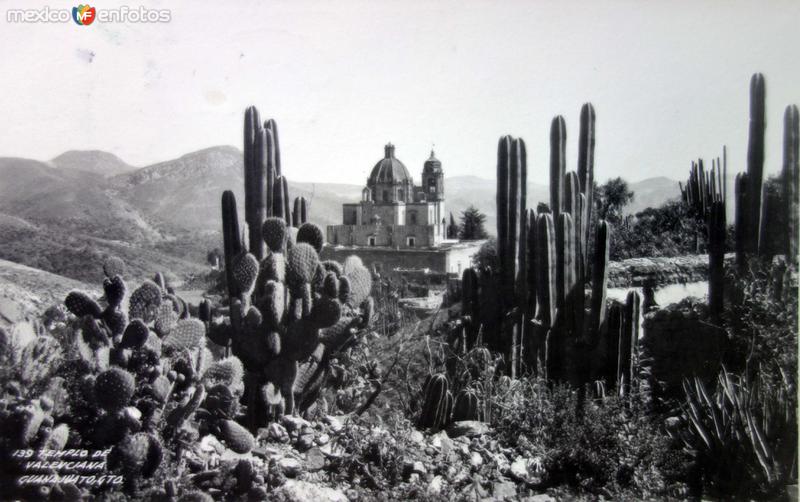 Templo de La Valenciana ( Circulada el 6 de Febrero de 1952 ).