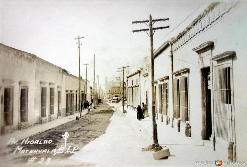 Avenida Hidalgo.