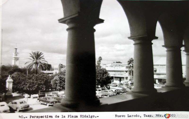 Perspectiva de la plaza Hidalgo.