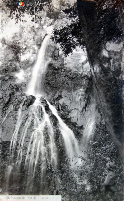 Paisaje del Rio de Zitacuaro.