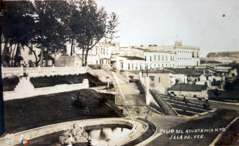 Paseo del Ayuntamiento ( Circulada el 6 de Diciembre de 1939 ).