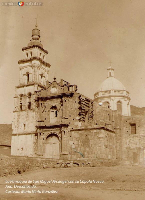 La Parroquia de San Miguel Arcángel con su Cúpula Nueva (Cortesía: María Ninfa González)