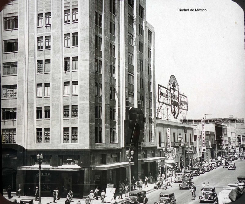 Escena callejera Ciudad de México .