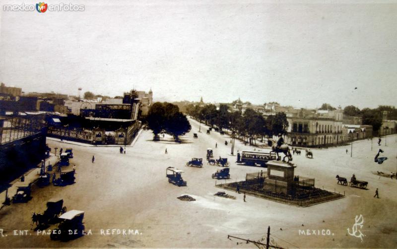 Entrada al Paseo de La Reforma.