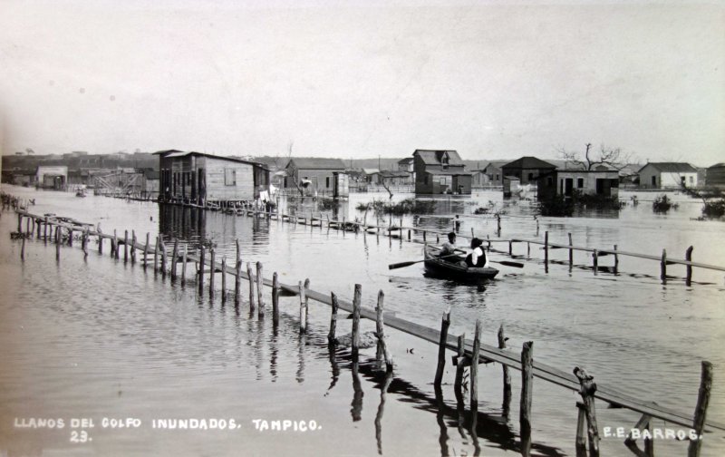 Llanos del golfo inundados ( Circulada el 22 de Octubre de 1928 ).